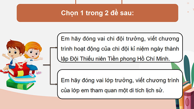 PowerPoint Tiếng Việt 5 Luyện tập viết chương trình hoạt động (Thực Thành viết)