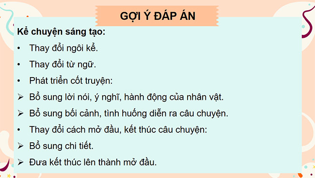 PowerPoint Tiếng Việt 5 Kể chuyện sáng tạo (Ôn tập)