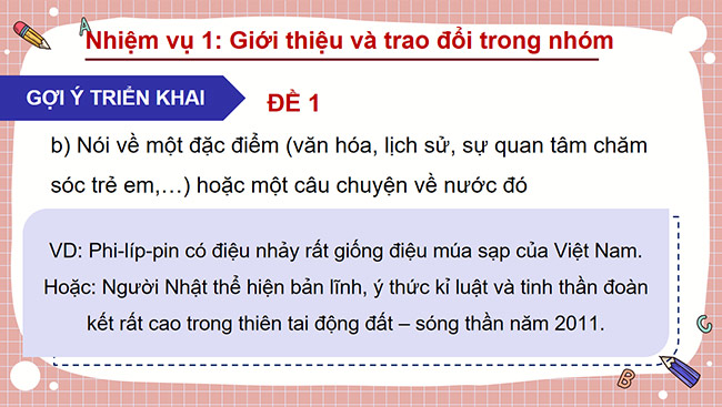 PowerPoint Tiếng Việt 5 Trao đổi Chúng mình ra biển lớn