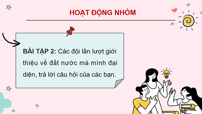 PowerPoint Tiếng Việt 5 Trò chơi Trại hè quốc tế