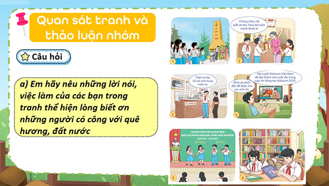 PowerPoint Đạo đức 5 Em biết ơn những người có công với quê hương, đất nước