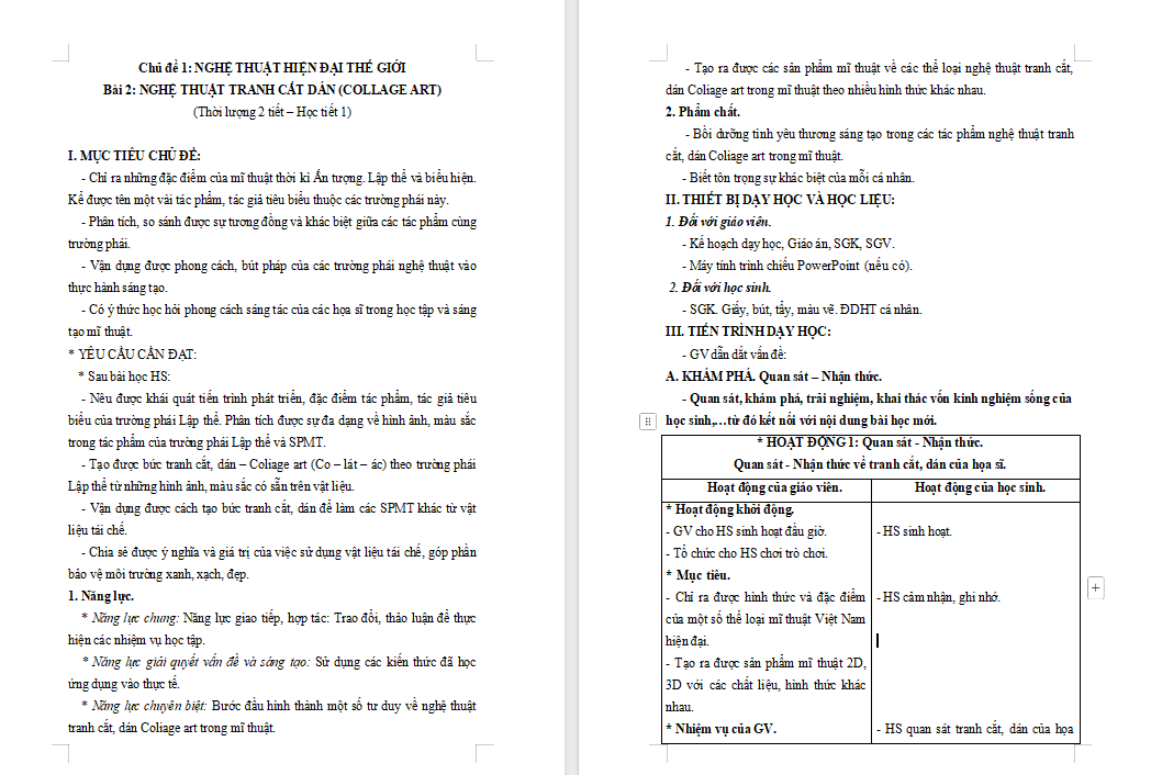 Nghệ thuật tranh cắt dán Collage art