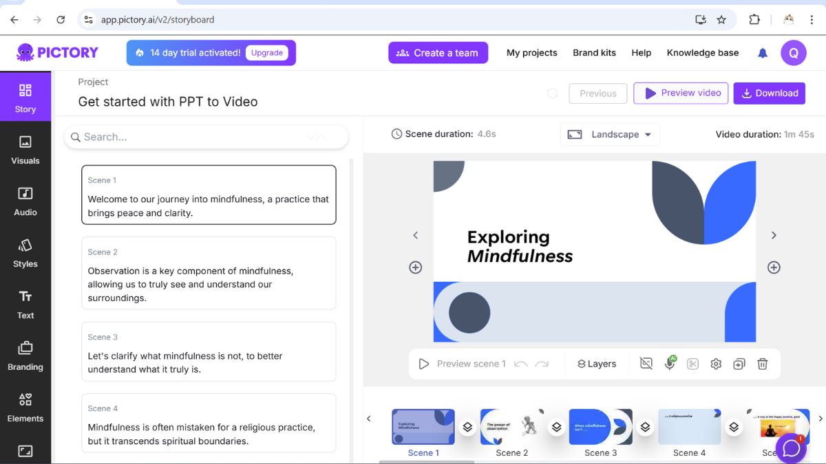 Tạo video từ bài thuyết trình PowerPoint