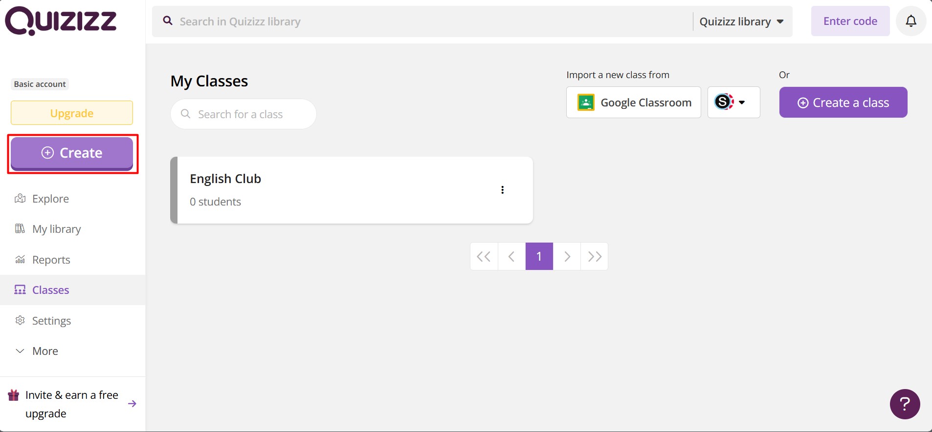 Để tạo một bài quiz, thầy cô chọn “Tạo mới” ở trang chủ.