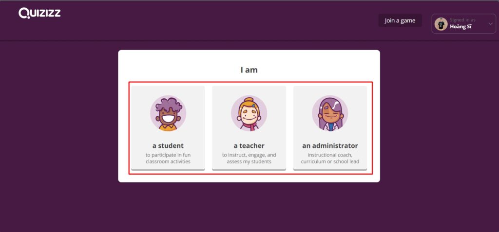 Thầy cô lựa chọn mục nghề nghiệp