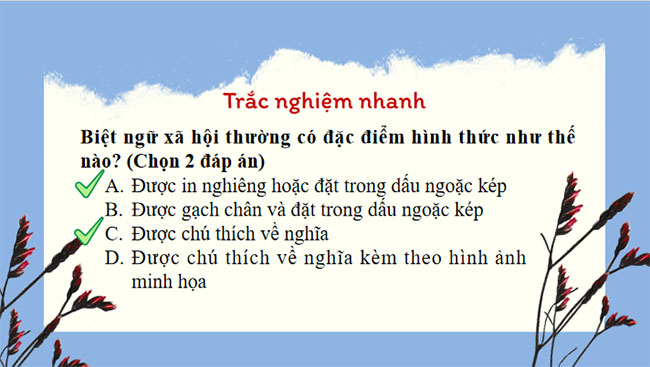 Giáo án PowerPoint Ngữ văn 8 Bài 1: Thực hành tiếng Việt trang 16