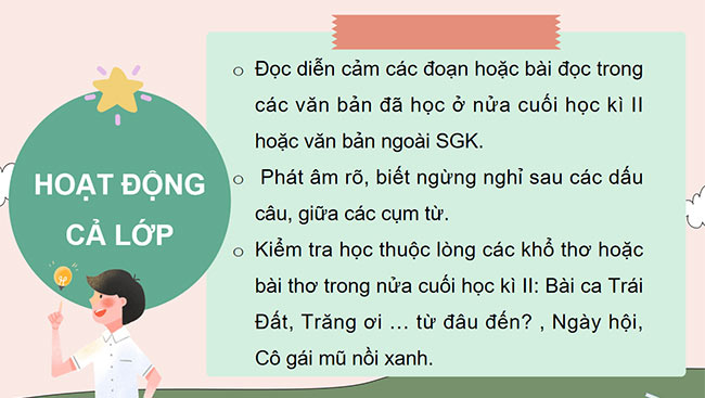 PowerPoint Tiếng Việt 5 Ôn tập cuối năm học (Tiết 6)