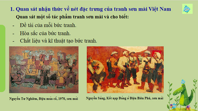 Nét đặc trưng trong tranh sơn mài Việt Nam