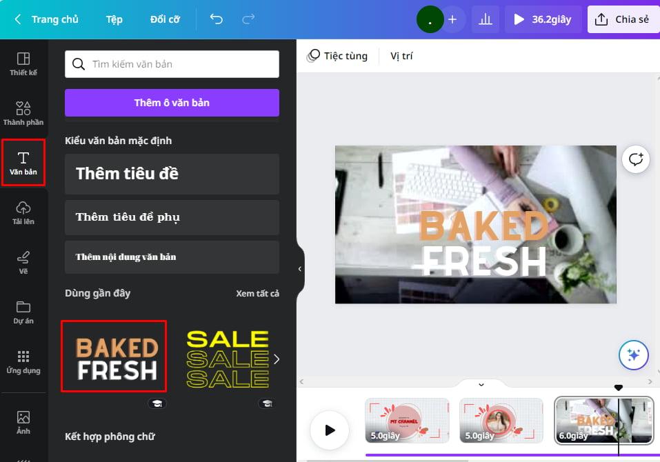 Thêm văn bản vào video