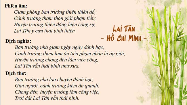 PowerPoint Ngữ văn 8 Bài 4 Lai Tân