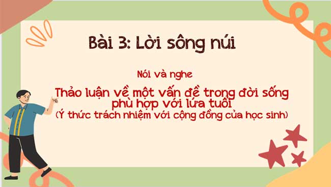 PowerPoint Ngữ văn 8 Bài 3 Nói và nghe