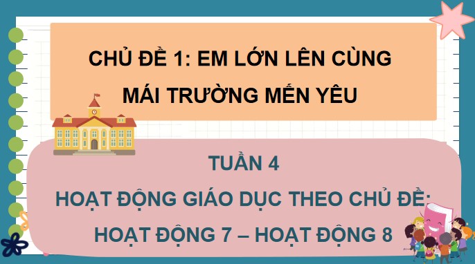 PowerPoint Hoạt động trải nghiệm 4 Tuần 4