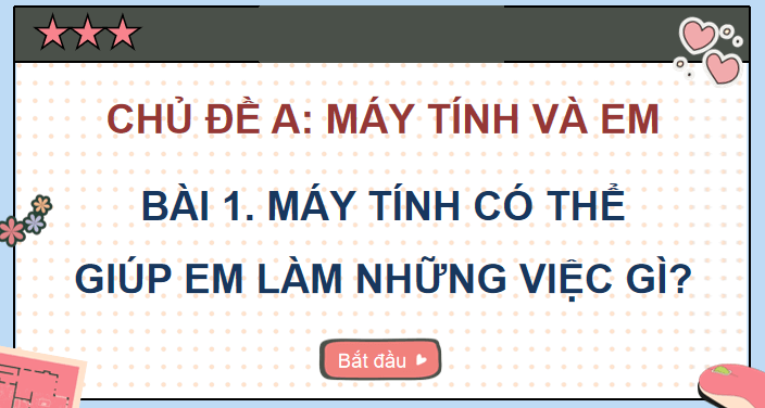 Bài giảng điện tử lớp 5 môn Tin học
