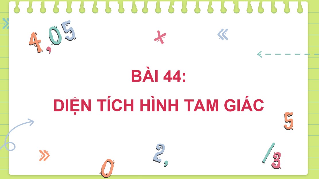PowerPoint Toán 5 Chân trời sáng tạo Bài 44
