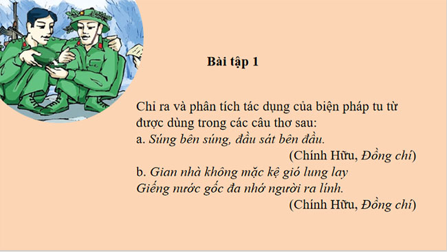 Giáo án PowerPoint Ngữ văn 8 Bài 7: Thực hành tiếng Việt trang 40