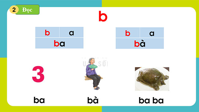 PowerPoint Tiếng Việt 1 Bài 2: B, b, `