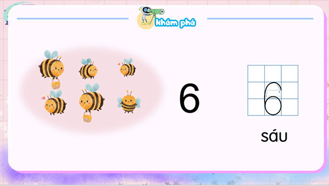 PowerPoint Toán 1 Bài 2: Các số 6, 7, 8, 9, 10