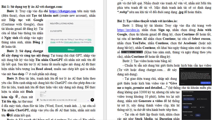 Giáo án tập huấn ứng dụng trí tuệ nhân tạo AI trong giáo dục