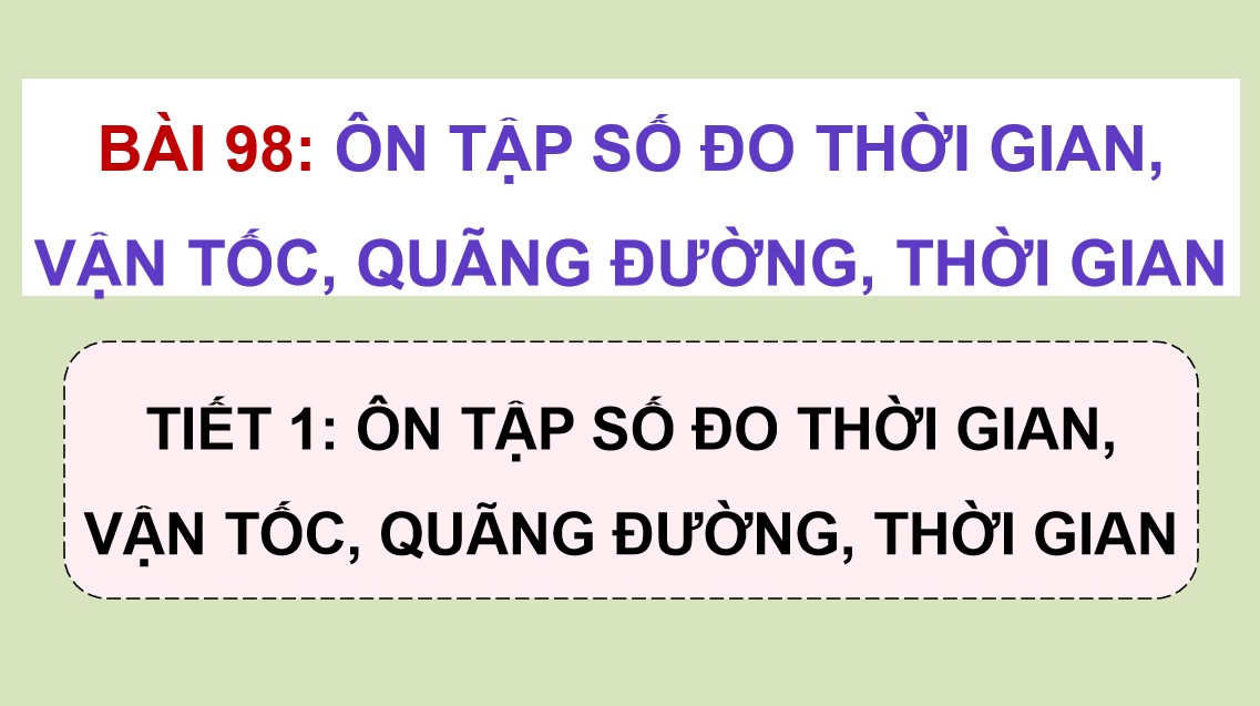 PowerPoint Toán 5 Chân trời sáng tạo Bài 98