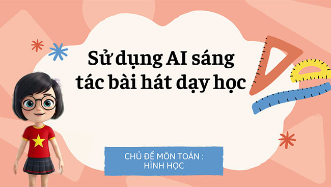 PowerPoint Sáng tác bài hát dạy học môn Toán