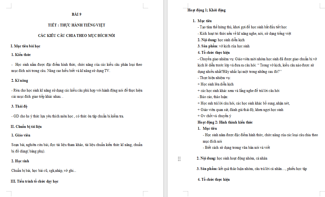 Giáo án PowerPoint Ngữ văn 8 Bài 9: Thực hành tiếng Việt trang 93