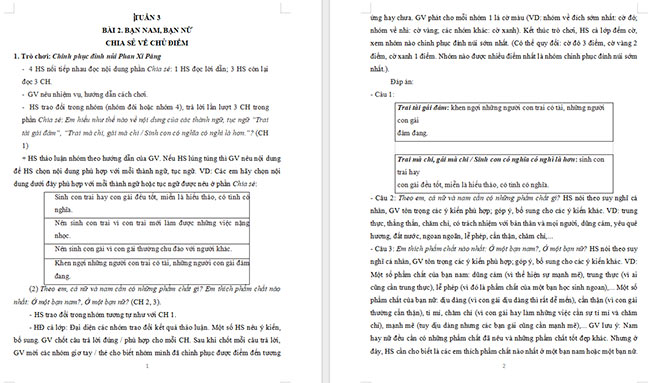 Giáo án Tiếng Việt 5 Lớp trưởng lớp tôi