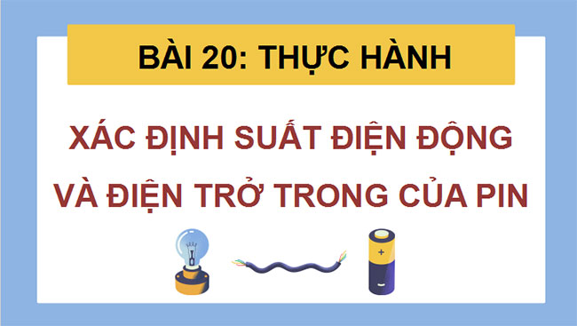 Giáo án PowerPoint Vật lí 11 Bài 20 CTST