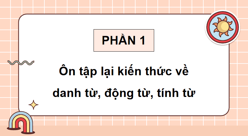 Bài 1 Luyện tập về danh từ, động từ, tính từ