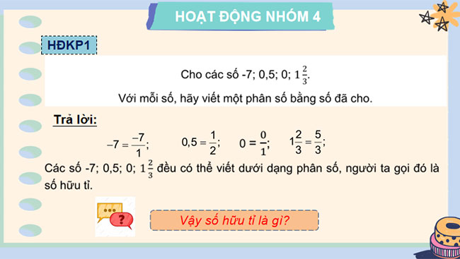 Tập hợp các số hữu tỉ