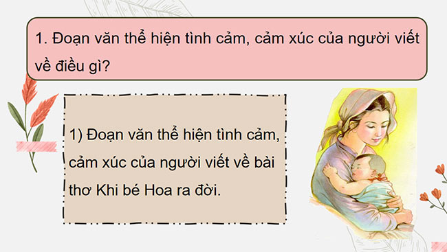 PowerPoint Tiếng Việt 5 Viết đoạn văn thể hiện tình cảm, cảm xúc (Cấu tạo của đoạn văn)