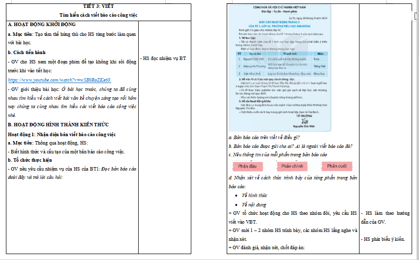 Tìm hiểu cách viết báo cáo công việc