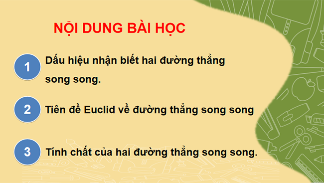Hai đường thẳng song song