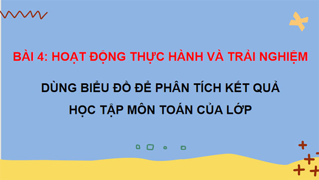 Dùng biểu đồ để phân tích kết quả học tập môn Toán của lớp
