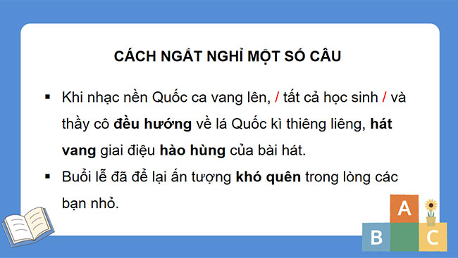 PowerPoint Tiếng Việt 3 Lễ chào cờ đặc biệt