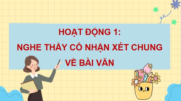 PowerPoint Tiếng Việt 4 Trả bài văn kể chuyện