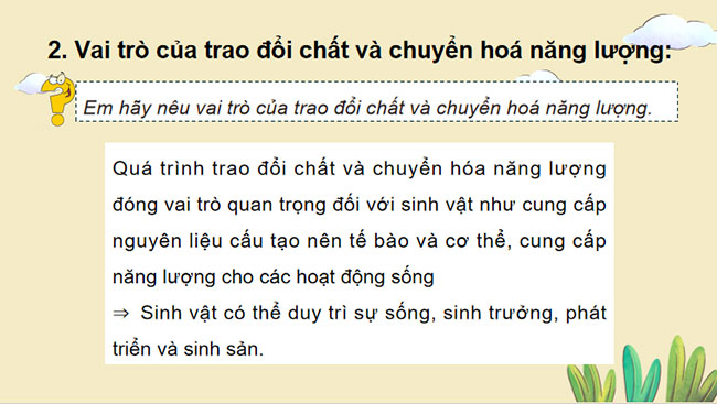Giáo án PowerPoint Khoa học tự nhiên 7 Cánh diều Bài tập Chủ đề 8