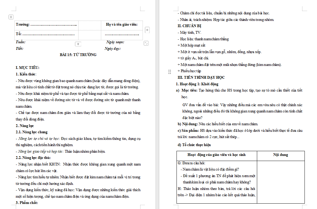 PowerPoint KHTN 7 Bài 15: Từ trường