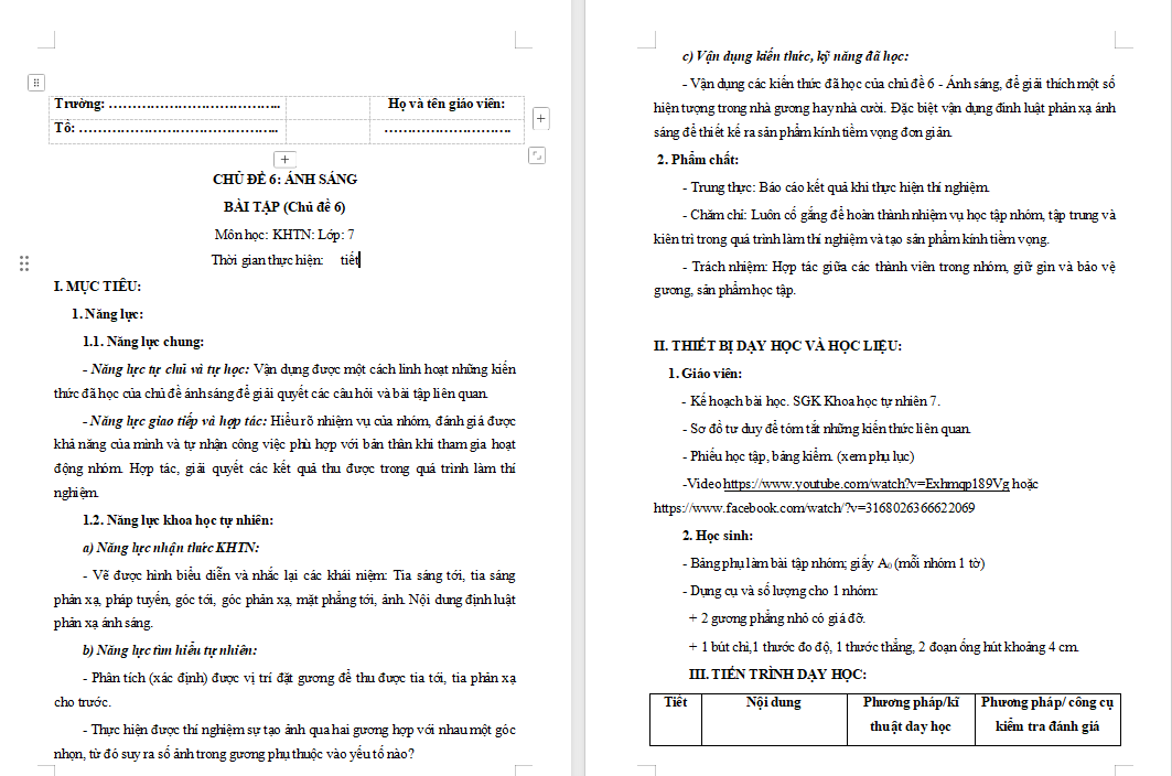 PowerPoint KHTN 7 Bài tập Chủ đề 6