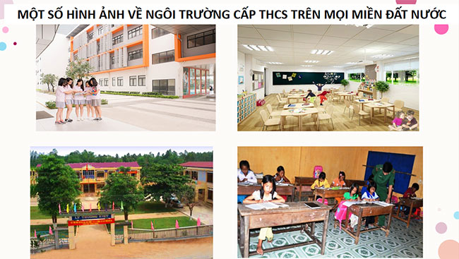 PowerPoint Ngữ văn 6 Bài mở đầu: Chia sẻ cảm nghĩ về môi trường Trung học cơ sở