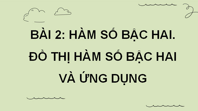 Giáo án Toán 10 Cánh diều Chương 3 Bài 2