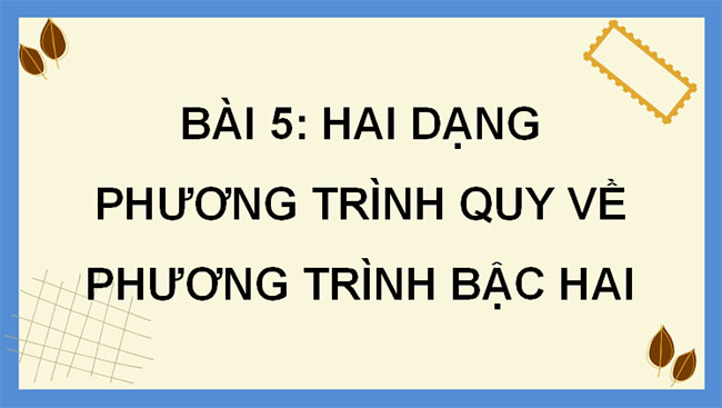 Giáo án Toán 10 Cánh diều Chương 3 Bài 5