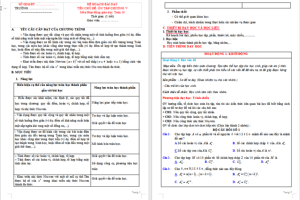 Giáo án PowerPoint Toán 10 Bài tập cuối chương 4