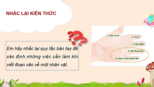 PowerPoint Tiếng Việt 4 Luyện tập viết đoạn văn về một nhân vật trang 13