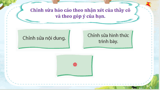 Bài 8: Đánh giá, chỉnh sửa báo cáo công việc
