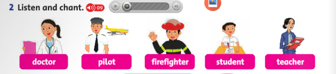 Tiếng Anh lớp 4 Unit 1 They're firefighters! Lesson 1 minh họa 1