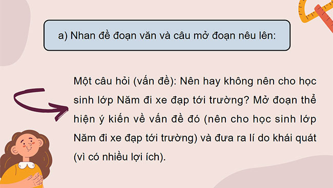PowerPoint Tiếng Việt 5 Viết đoạn văn nêu ý kiến về một hiện tượng xã hội (Cấu tạo của đoạn văn)