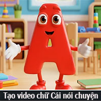 Tạo video chữ Cái nói chuyện bằng các công cụ AI miễn phí
