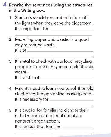 Tiếng Anh lớp 9 Unit 2 2.7 Writing minh họa 4