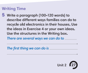 Tiếng Anh lớp 9 Unit 2 2.7 Writing minh họa 5