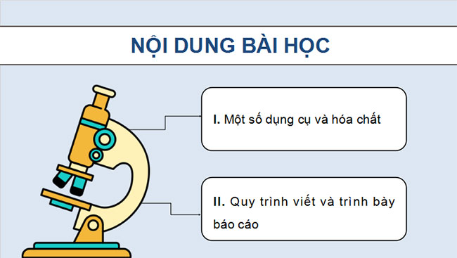 Giáo án Khoa học tự nhiên 9 Bài mở đầu